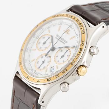 Jaeger-LeCoultre, Heraion, chronograph, wristwatch, 33 mm.