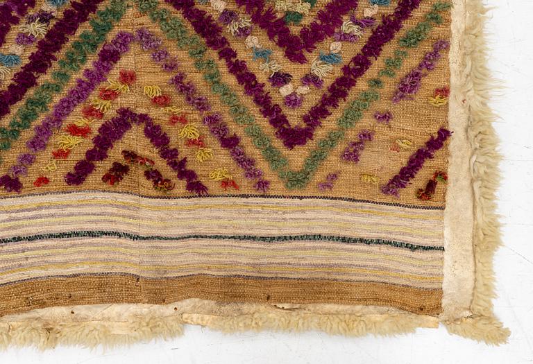 Quilt/blanket, folk art, possibly Hälsingland, 19th century.