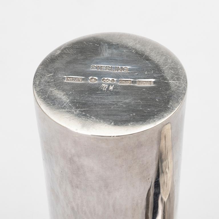 Michael Hammar, vase and bowl, silver, MHA, Stockholm, 1978–1986.