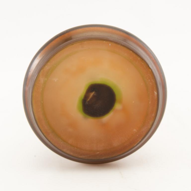 Emile Gallé, vase, glass, Art Nouveau early 20th century, Nancy, France.