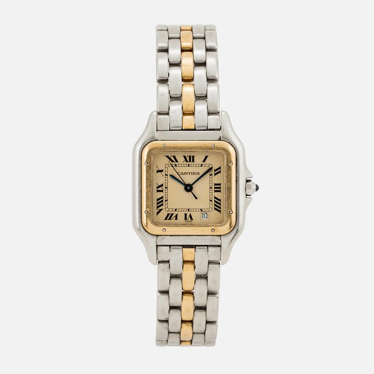 CARTIER, Panthère, armbandsur, 26,5 x 26,5 (36) mm,