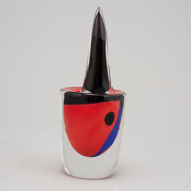 Erik Höglund, a glas sculpture/vase from Strömbergshyttan 1991.
