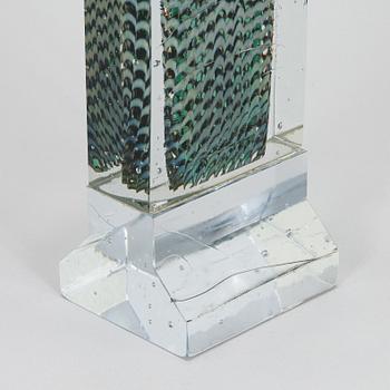 Oiva Toikka, veistos, signeerattu Oiva Toikka Nuutajärvi Notsjö 1989.