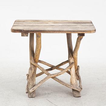 Trädgårdsmöbel för barn, 4 delar, 1900-talets andra hälft.