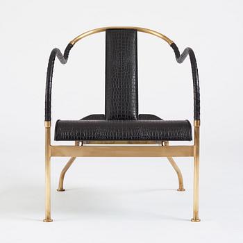 Mats Theselius, an "El Rey" armchair, ed. 317/360, for Källemo, Sweden post 1999.