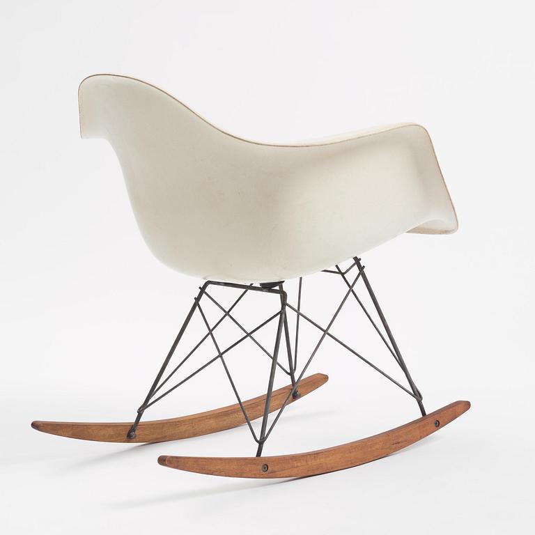 Charles & Ray Eames, a "RAR" rocking chair, Herman Miller, USA, 1964-78.