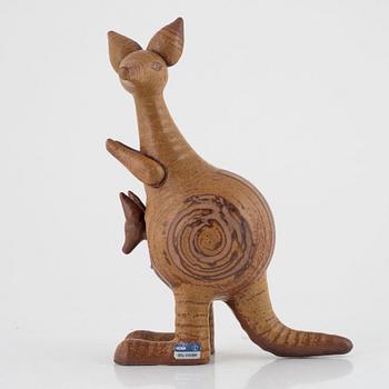Lisa Larson, a figurin in two parts, Gustavsberg, 'Känguru', in production 1966-1979.