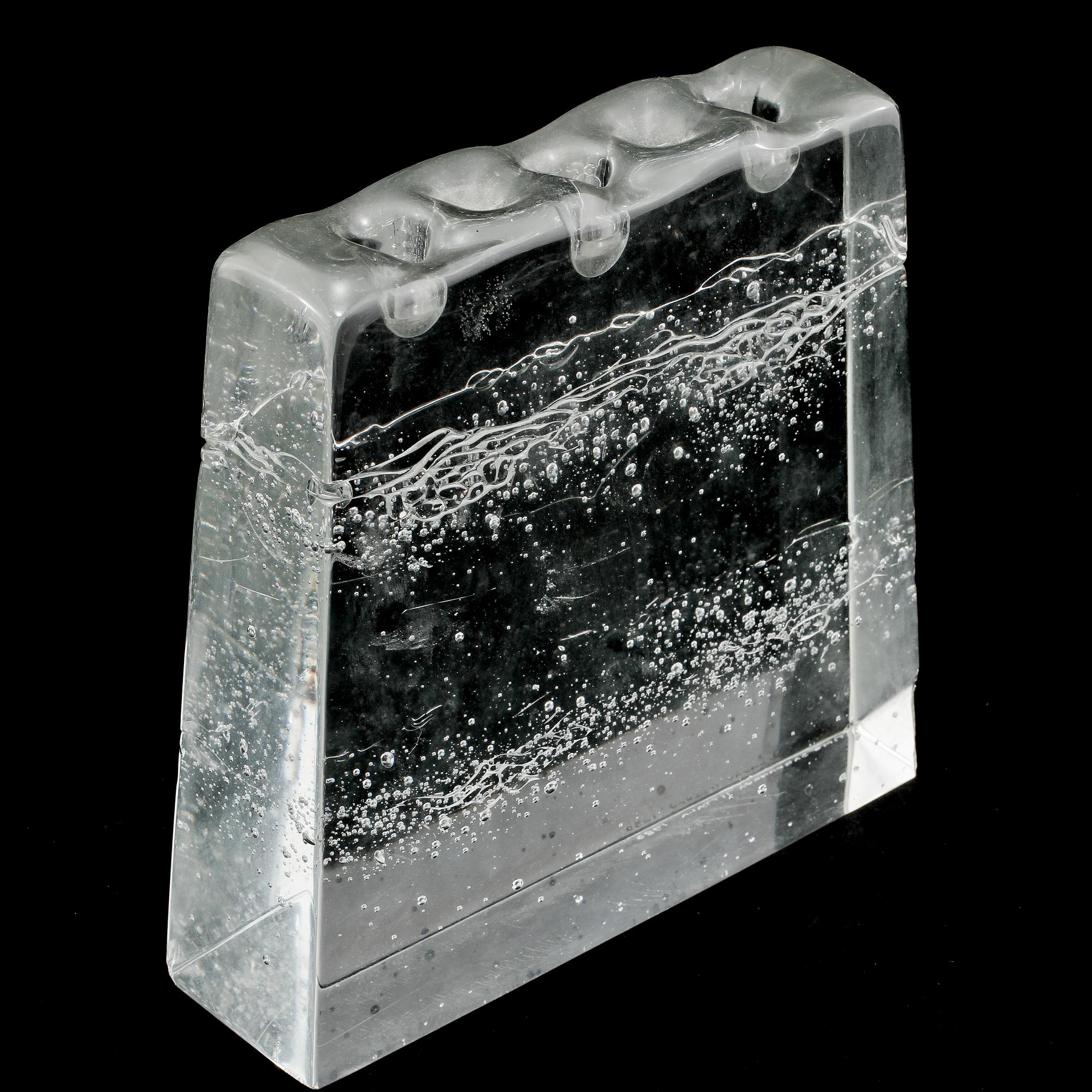 LJUSSTAKE, Timo Sarpaneva, Iittala, 1980, signerad.