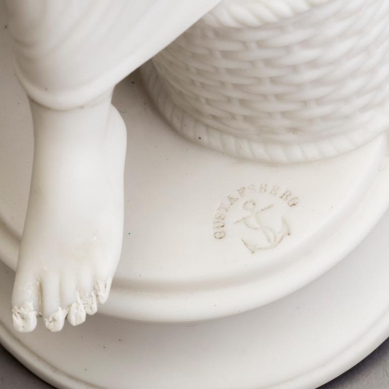 FOUR PARIAN FIGURES, Gustafsberg and Eneret, ca 1900.