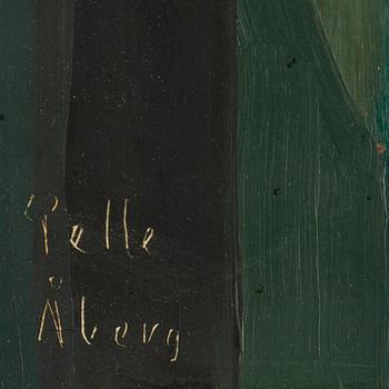 PELLE ÅBERG, oil on panel, signed.