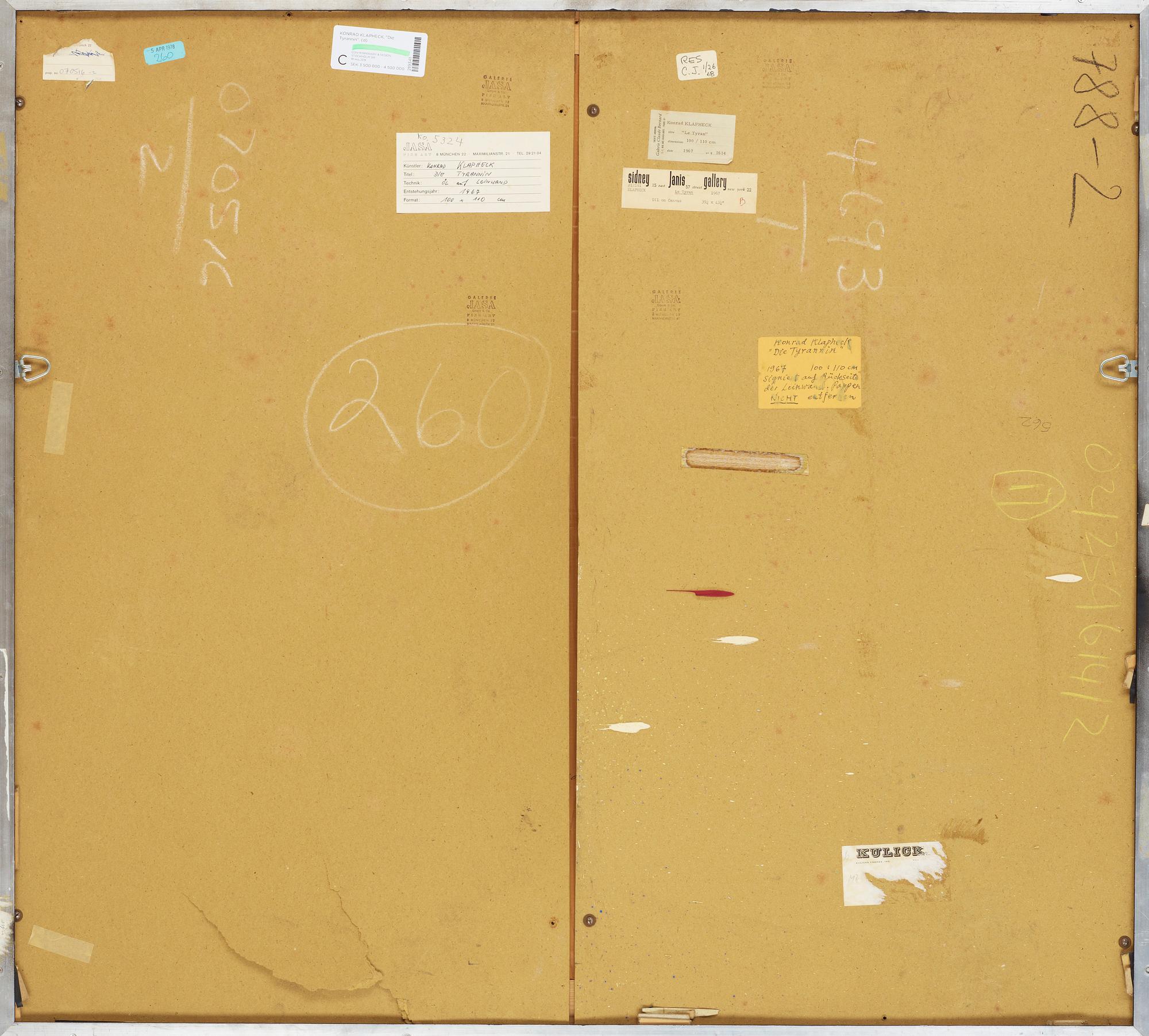 Konrad Klapheck, "Die Tyrannin".