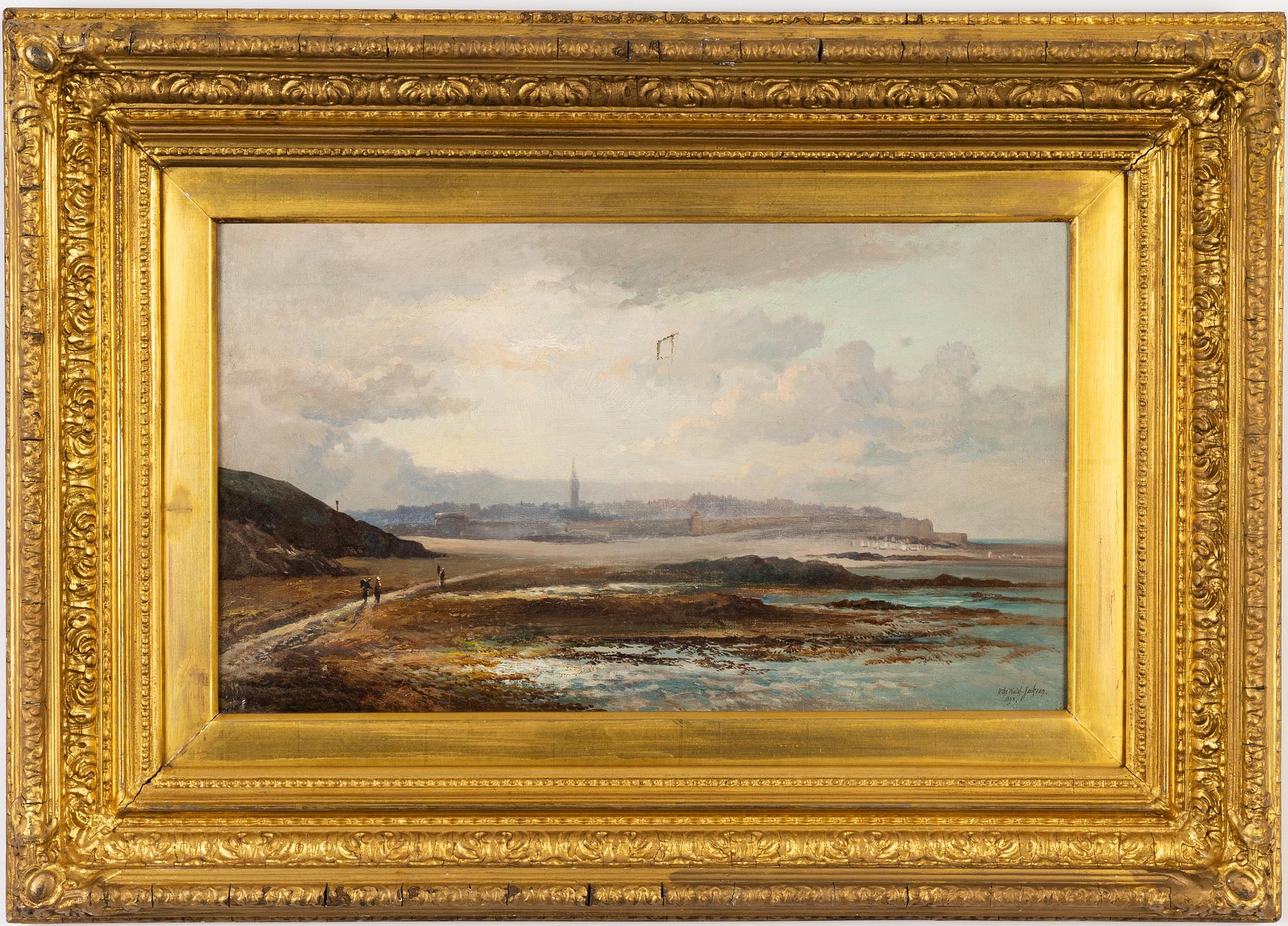 Victor de Walsh Jackson, oil on canvas, signed and dated 1883.
