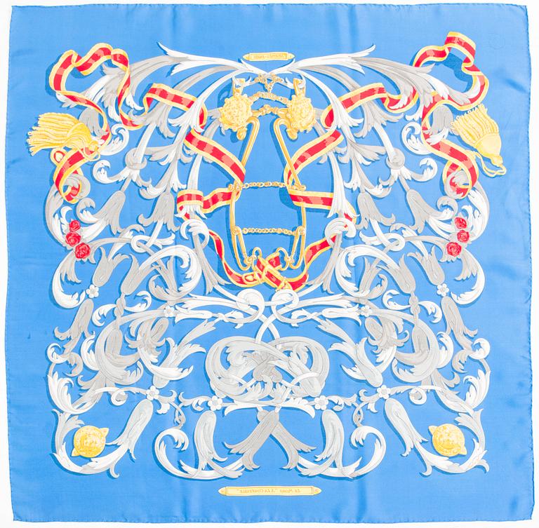 Hermès, scarf, "Le Mors A La Conétable".