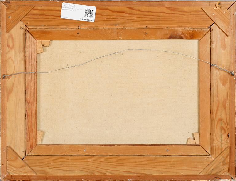 KOEFOD HANSEN, olja på duk, signerad.