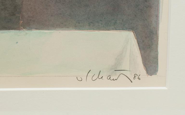 PHILIP VON SCHANTZ, akvarell, signerad och daterad 86.