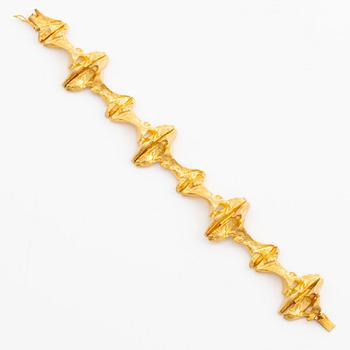 Björn Weckström, a bracelet "Borealis", 18K gold, Finland. For Lapponia.