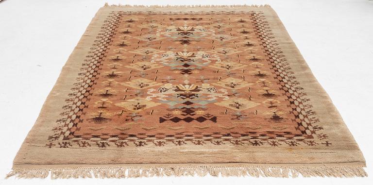 A knotted pile rug, probably Finland, 1930's-40's, c. 295 x 165 cm.