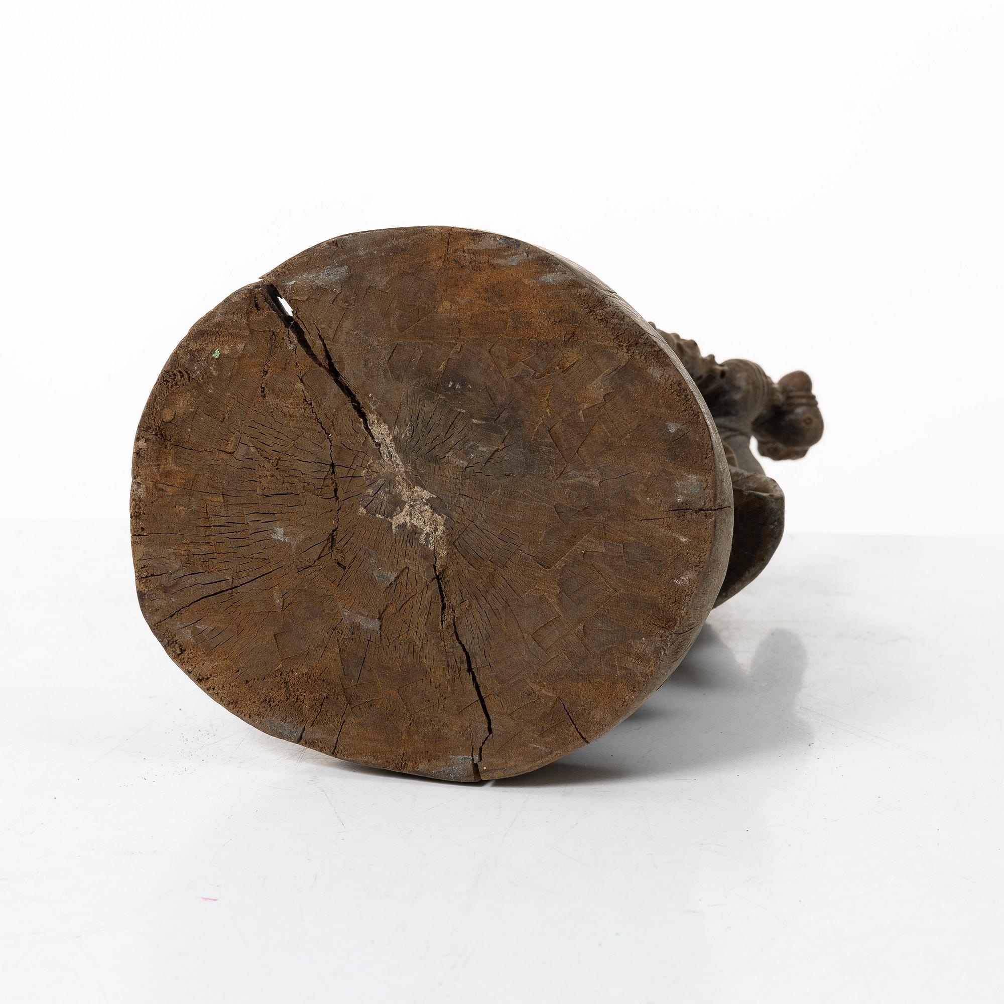 Skulptur, trä. Kina, sen Qingdynasti/tidigt 1900-tal.