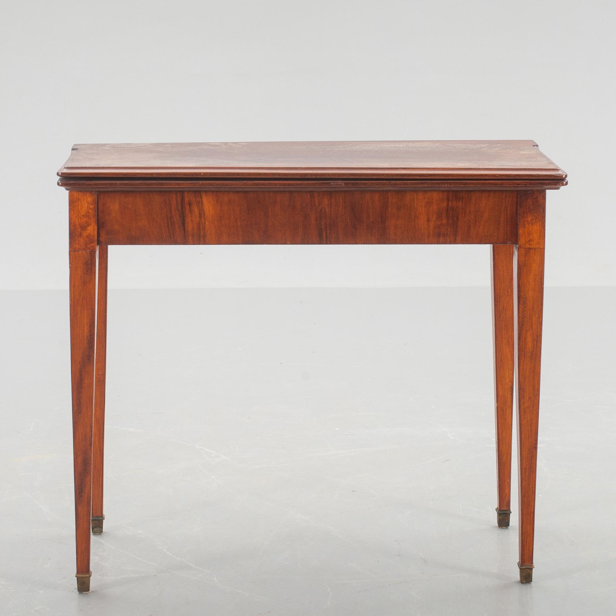 SPELBORD, sengustavianskt/gustaviansk stil, 1800-tal.