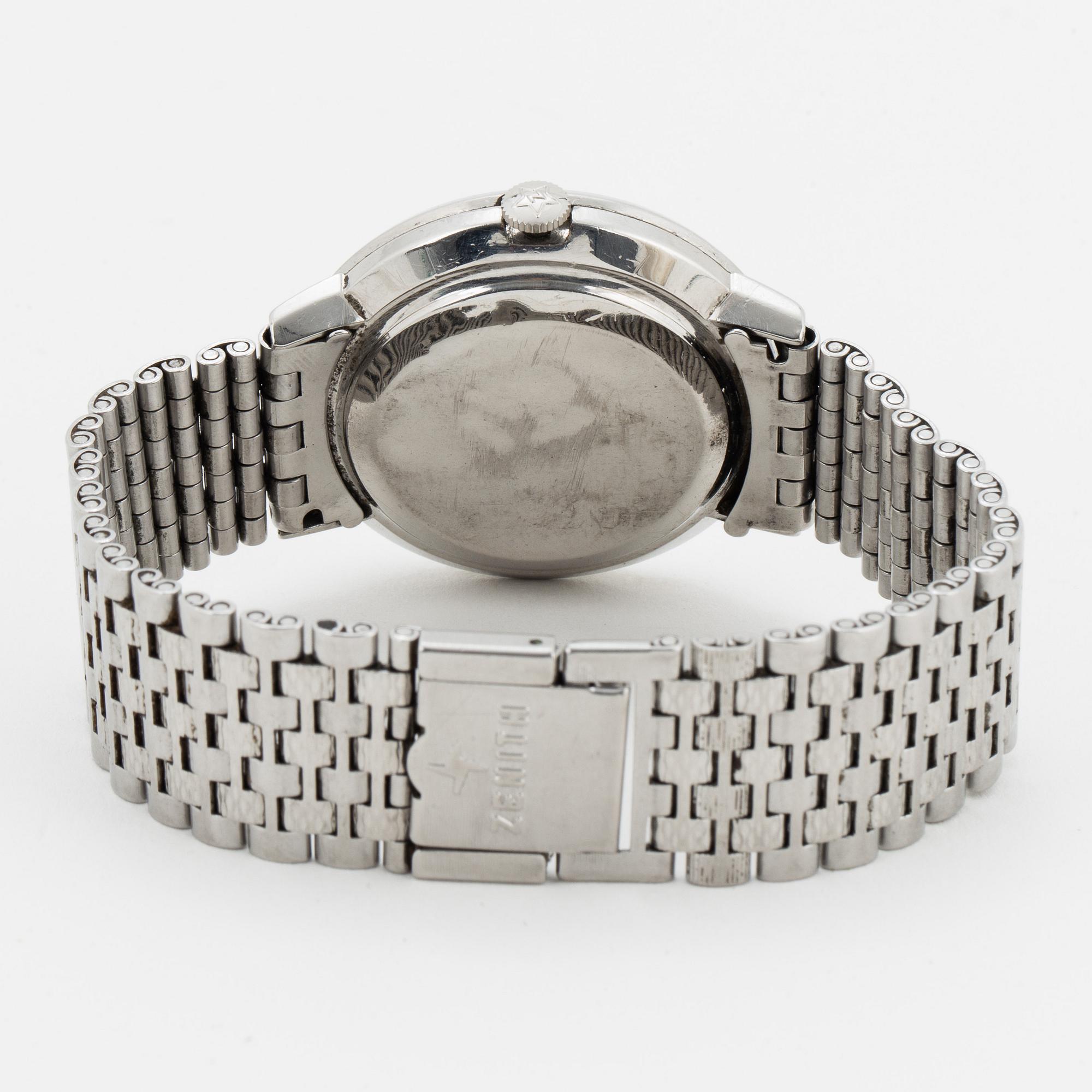 ZENITH, 'Keyhole', wristwatch, 35.5 mm.