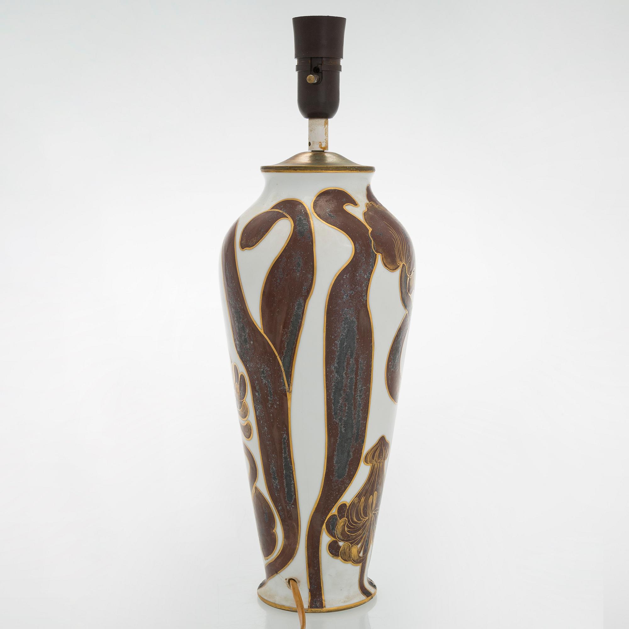 Thure Öberg, bordslampa, signerad T. Ö. Arabia.