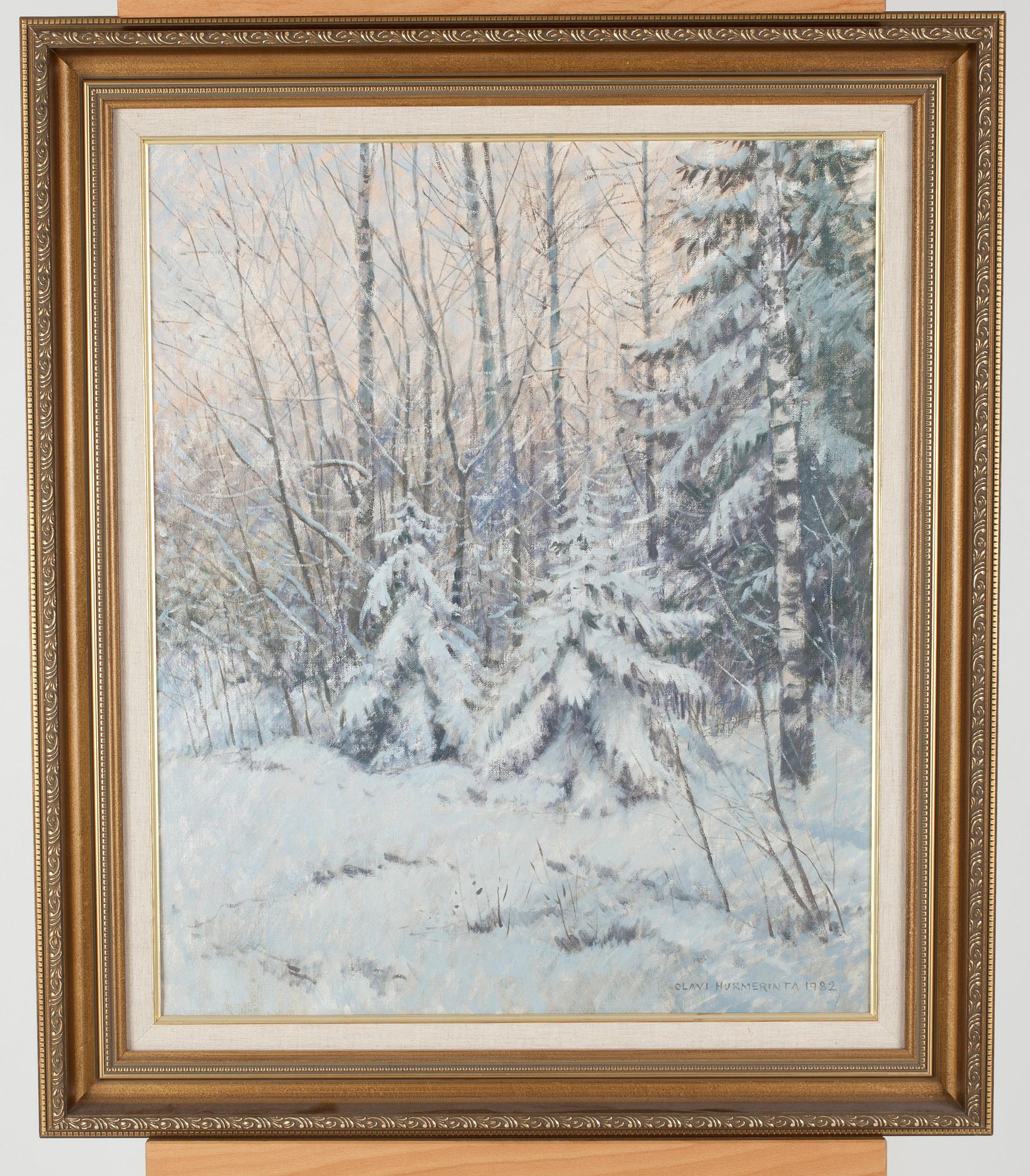 OLAVI HURMERINTA, olja på duk, signerad och daterad 1982.