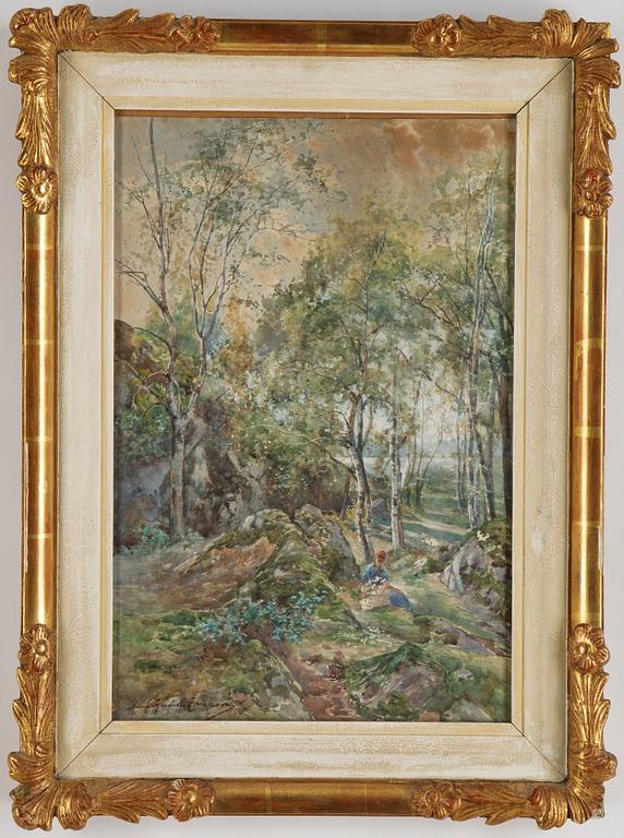 Anna Gardell-Ericson, watercolour, signed.