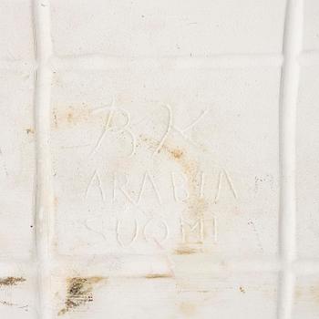 Birger Kaipiainen, a stoneware tray, Arabia, Finland 1943.