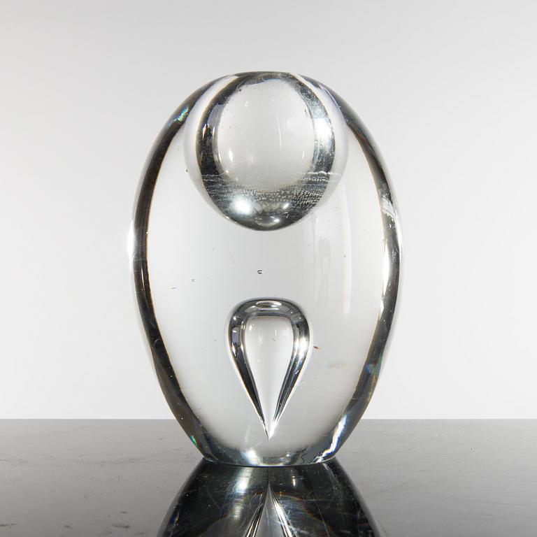 A Timo Sarpaneva glass vase for Iittala.