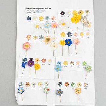 Majblommor samt kransar, ca 100 st, 1908-2015.