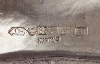 BRICKA, silver, Kultakeskus Tavastehus 1969. Vikt 1685 g.