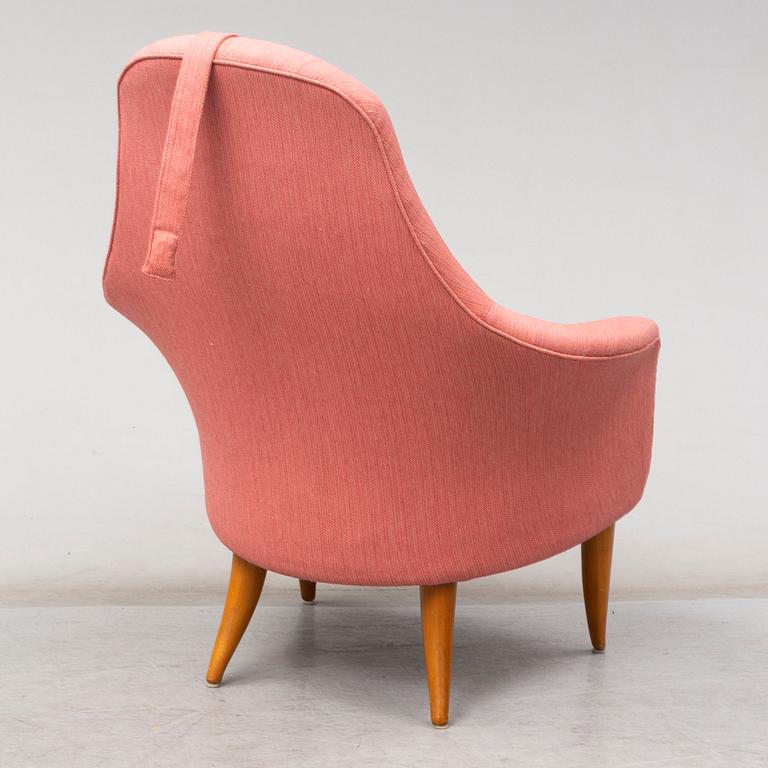 A 'Lilla Eva' easy chair by Kerstin Hörlin-Holmqvist for Nordiska Kompaniet.