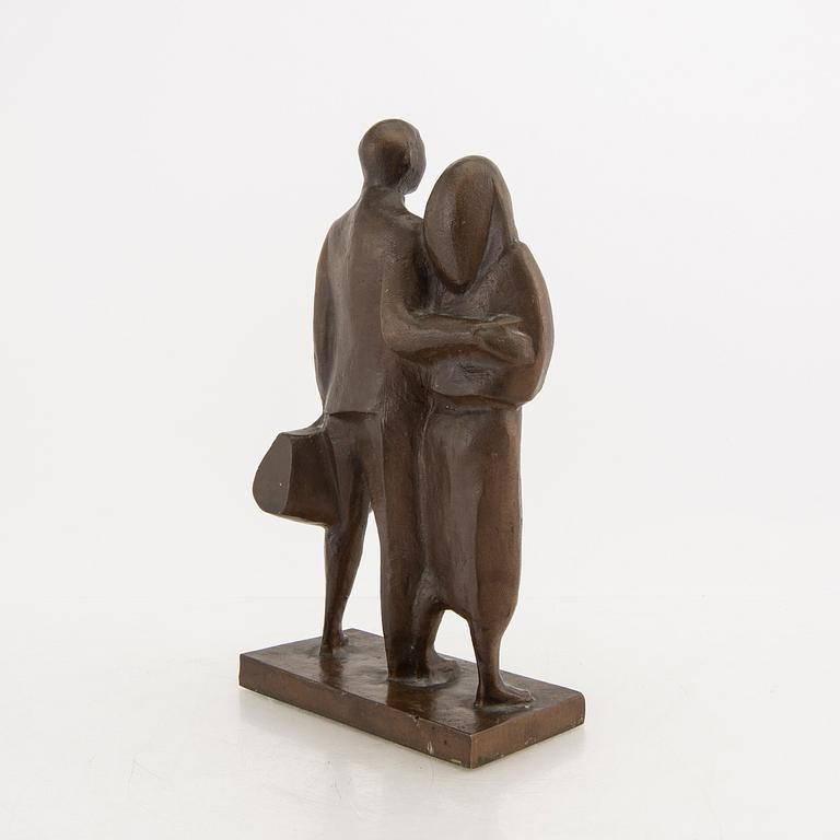 Eric Elfwén, skulptur signerad Mönsterås gjuteri.
