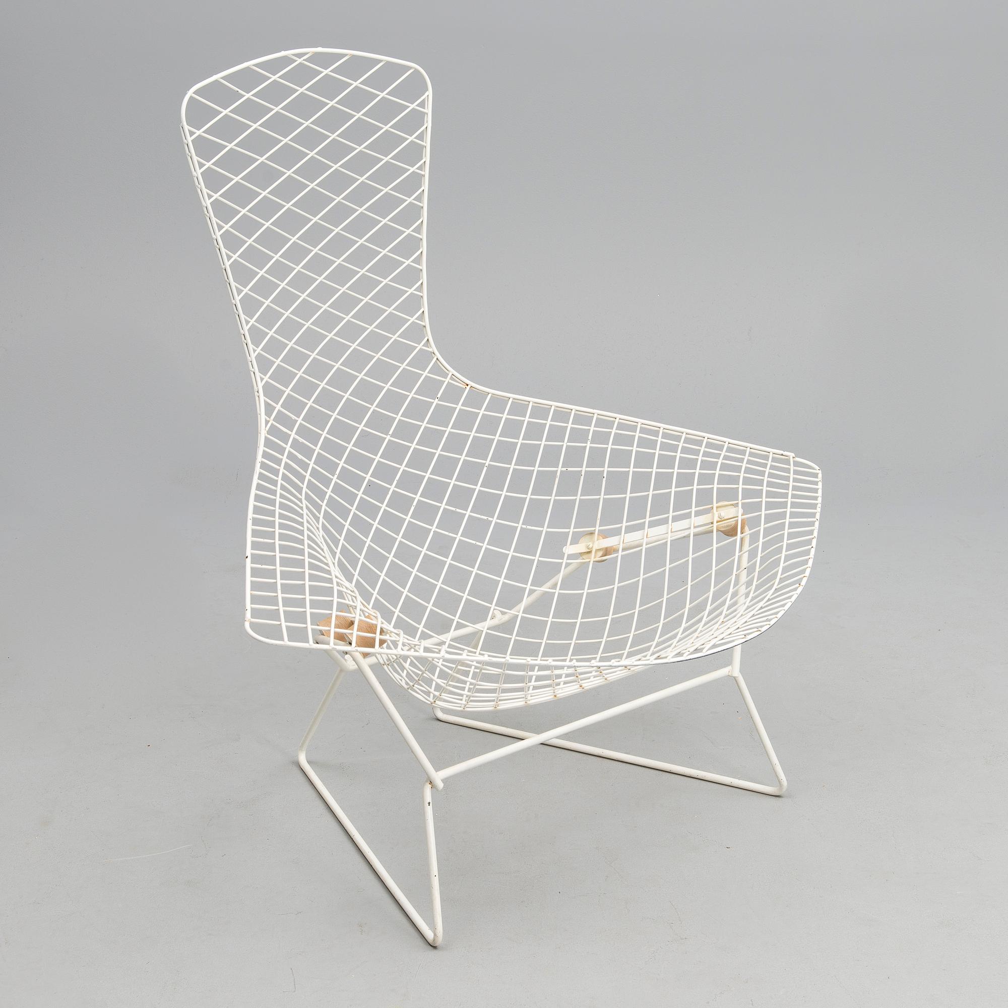 HARRY BERTOIA, BIRD CHAIR. Formgiven 1950-52. Billnäs, 1970.