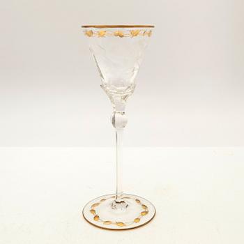 Glasservis, 33 + 2 delar, "Paula", Moser, Tjeckien, 1900-talets slut.