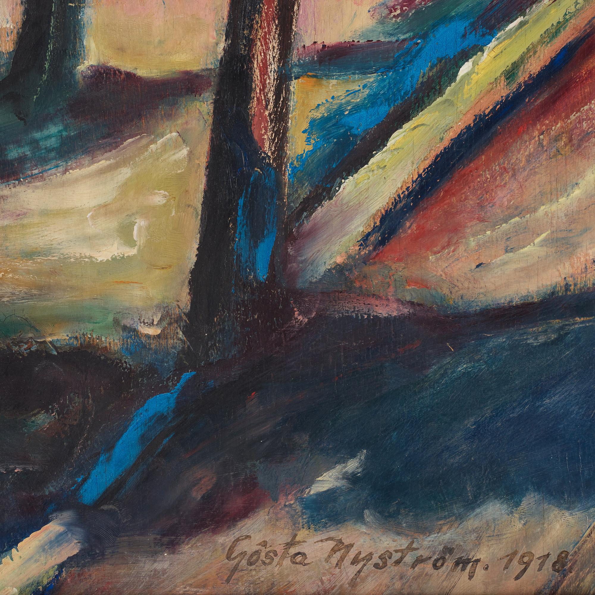 Gösta Nystroem, Riders in the park.