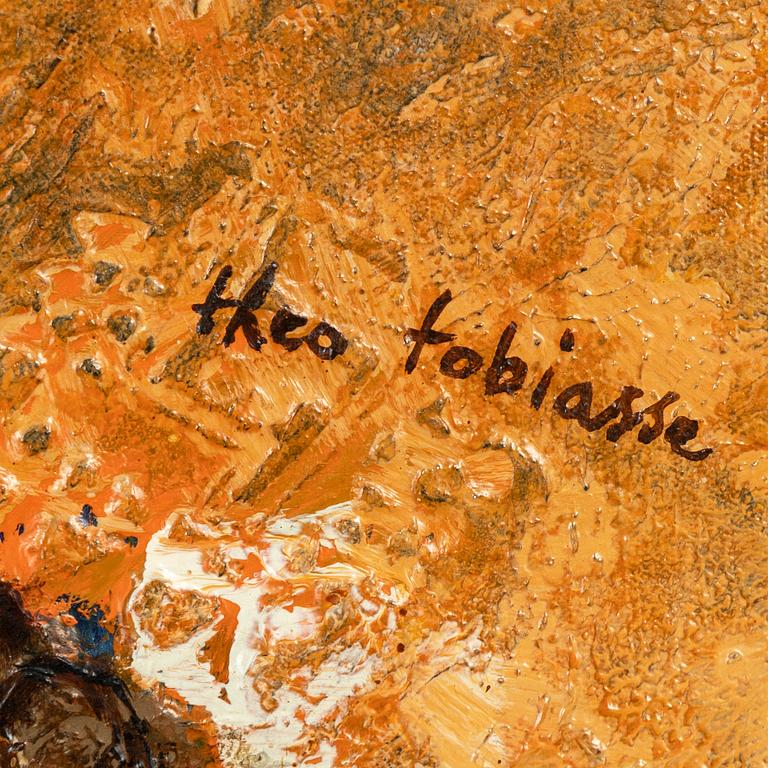 Theo Tobiasse, oil on canvas, signed.