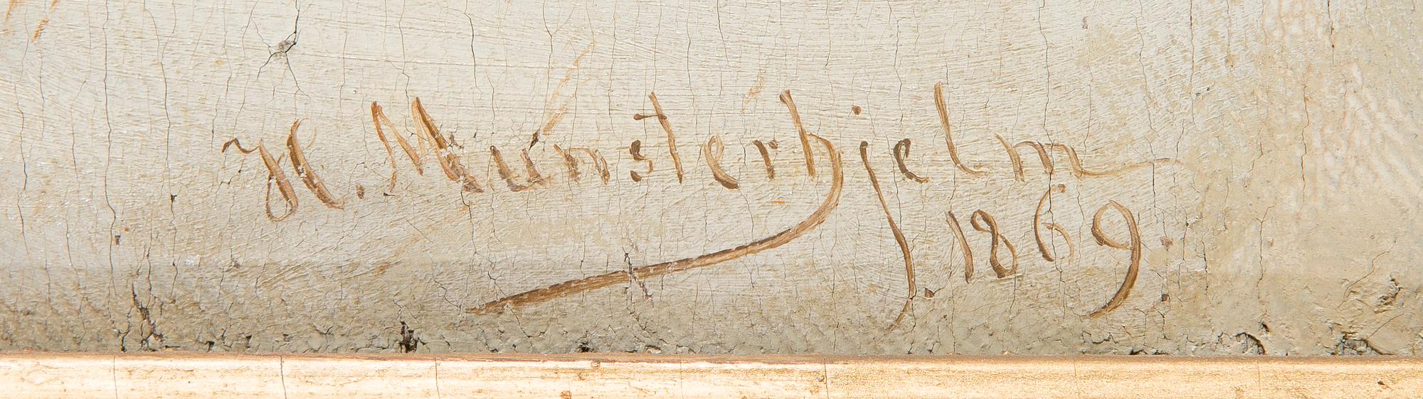 Hjalmar Munsterhjelm, Sleigh Riding in a Winter Landscape.