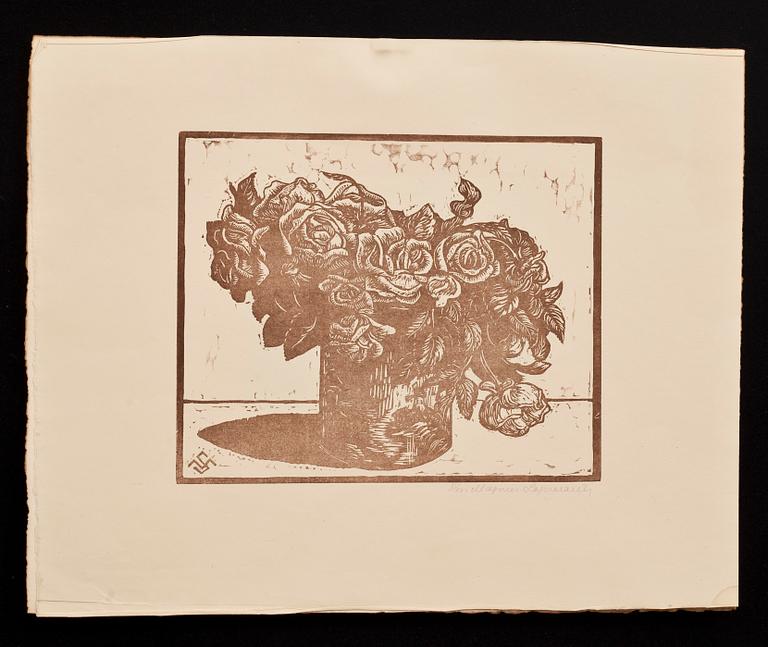 FÖRENINGEN FÖR GRAFISK KONST. 1926, 1927, 1924 och 1925. Tot 17 blad.