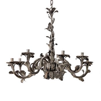 A Rococo style chandelier, France, 20th century.