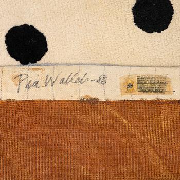 Pia Wallén, a carpet, tufted, Nordiska Galleriet 1986, ca 299 x 255 cm.