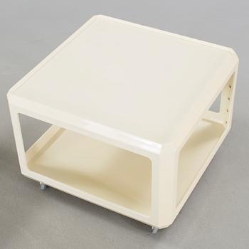 Two sofa tables, designed by Alberto Roselli, licence manufactured by Husqvarna Borstfabrik for Kartell, 1960/70s.