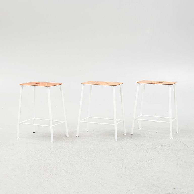 Toke Lauridsen, three stools, 'Adam Stool', Frama, Denmark.