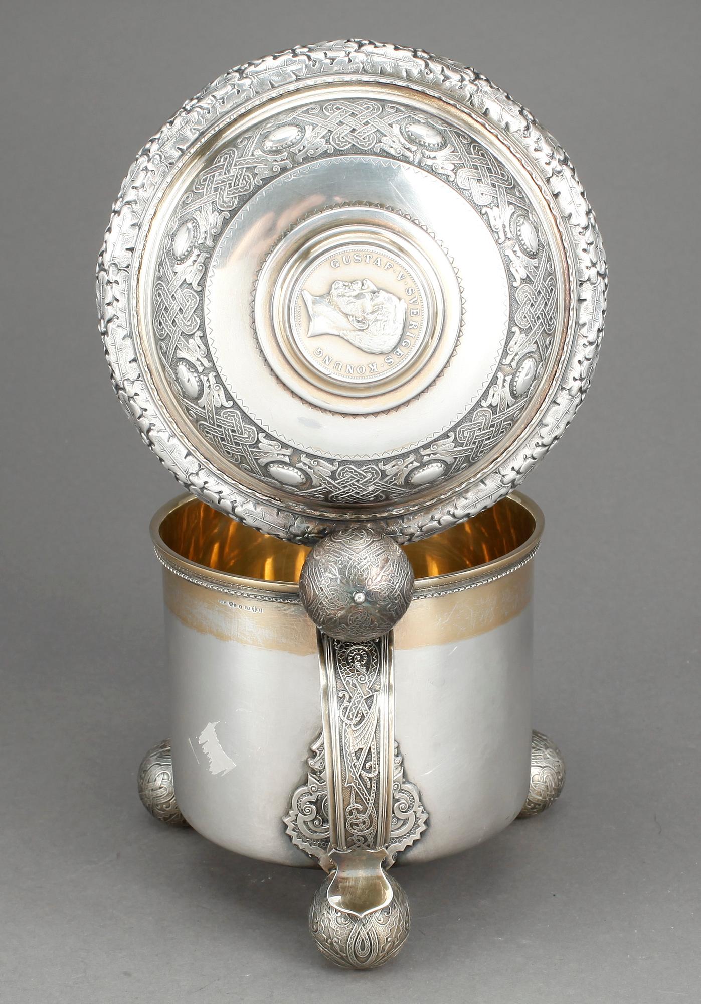 STOP, silver, GAB, Stockholm, 1947, vikt ca 1006 g.