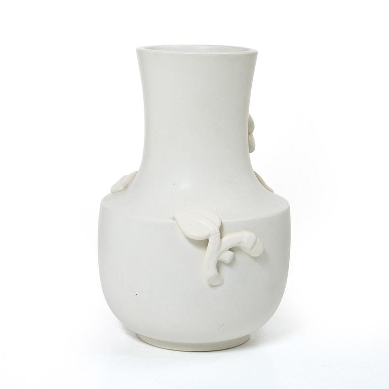 Wilhelm Kåge, Vase, "Carrara", ceramic, Gustavsberg 1930s-40s.