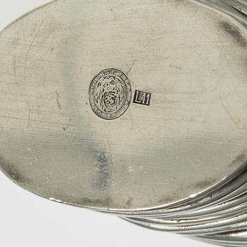 Annika Jarring, a pewter vase, "Randig", Svenskt Tenn, Stockholm 2009.