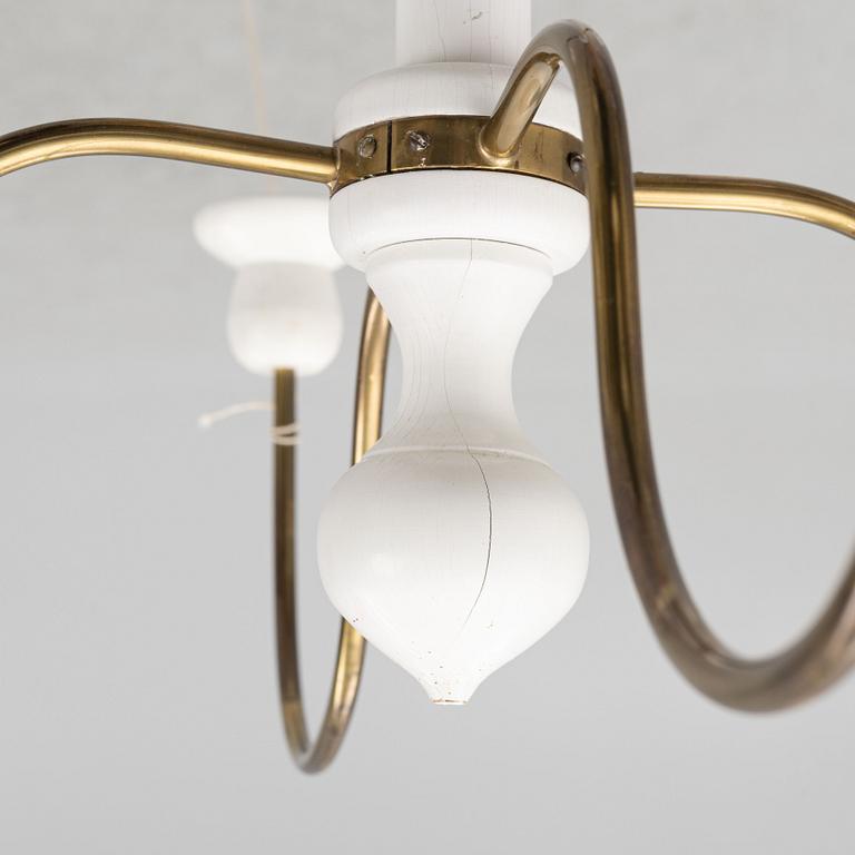 Josef Frank, a model '2586' chandelier, Firma Svenskt Tenn.