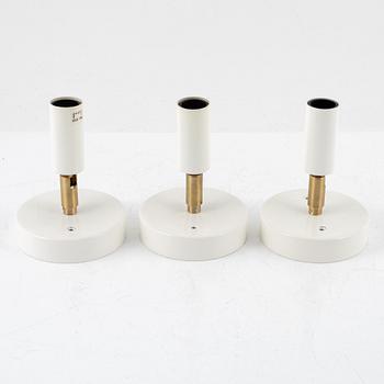 A set of three wall lamps, by Jonas Bohlin, "Star", Örsjö Lighting.