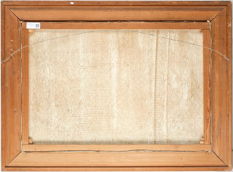 ELSIE STENSTRÖM. Olja på duk, signerad E.Stenström.