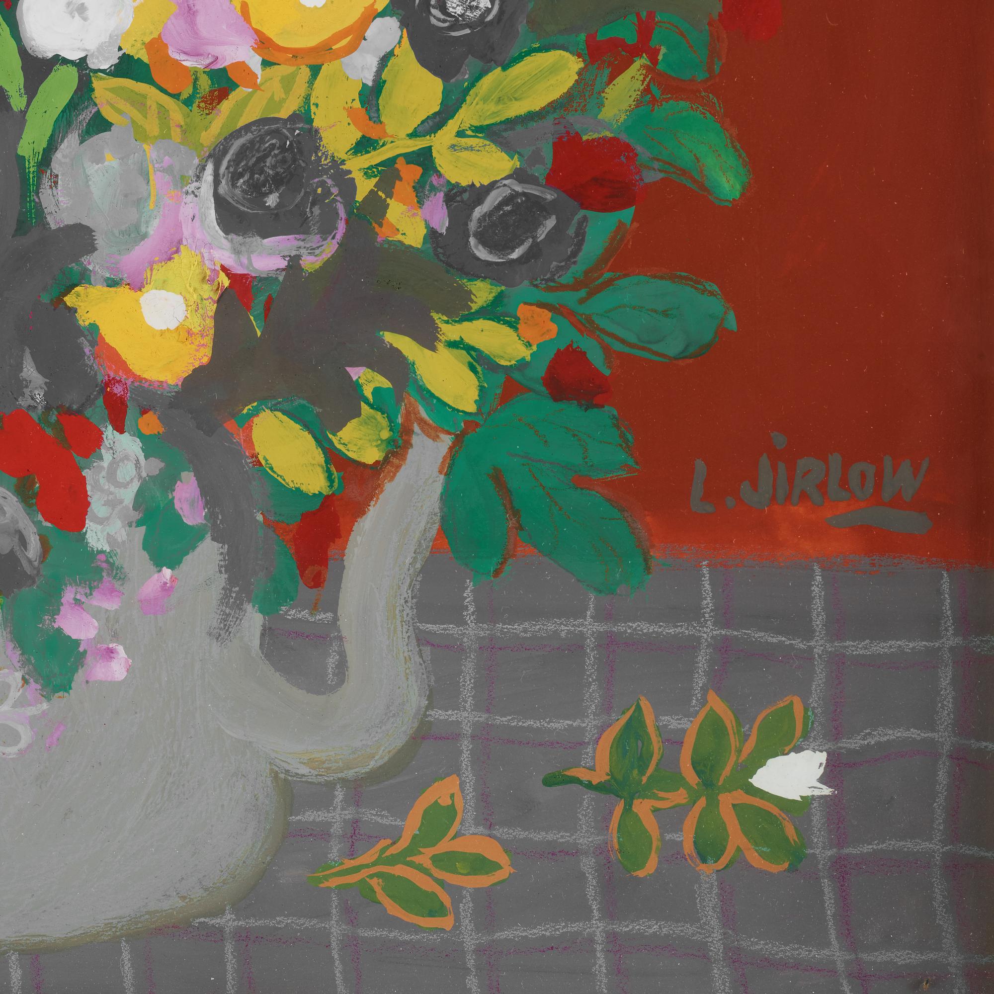 Lennart Jirlow, gouache, signed.